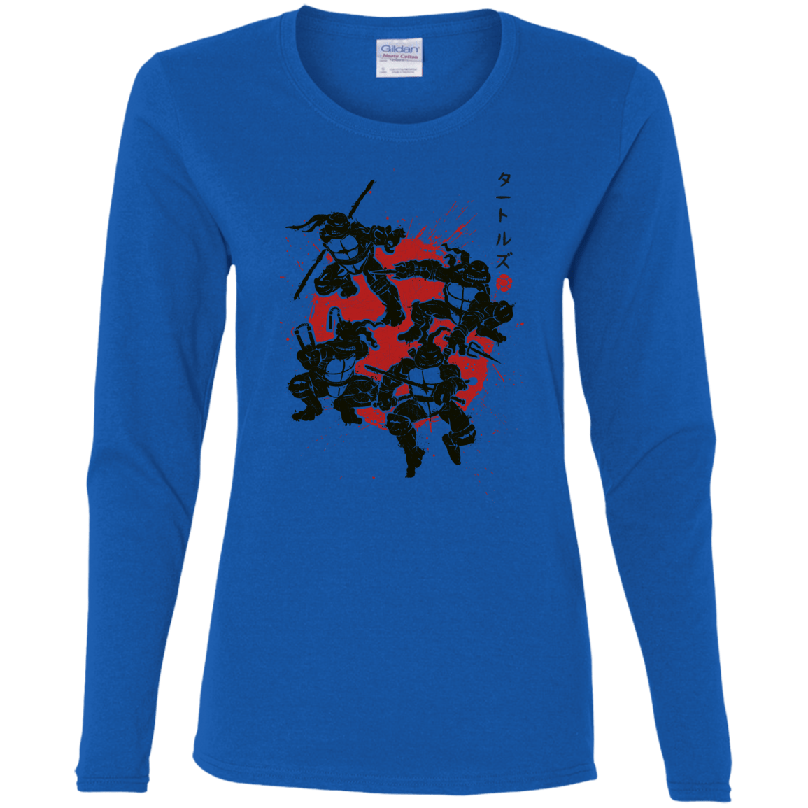 T-Shirts Royal / S TMNT - Mutant Warriors Women's Long Sleeve T-Shirt