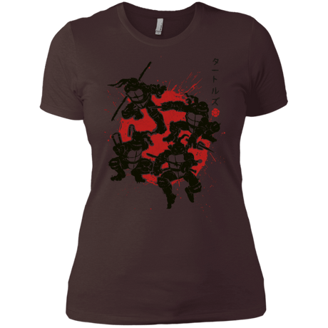 T-Shirts Dark Chocolate / X-Small TMNT - Mutant Warriors Women's Premium T-Shirt