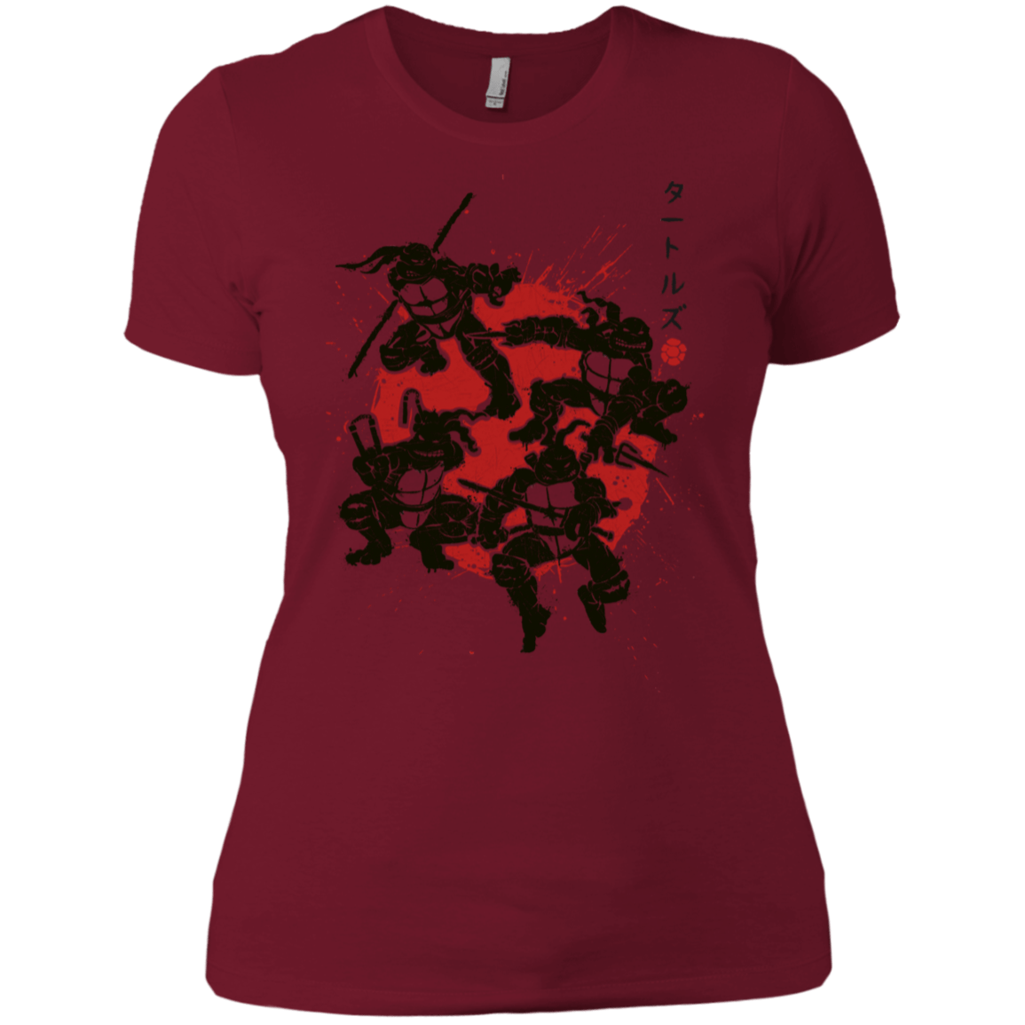 T-Shirts Scarlet / X-Small TMNT - Mutant Warriors Women's Premium T-Shirt