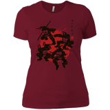 T-Shirts Scarlet / X-Small TMNT - Mutant Warriors Women's Premium T-Shirt