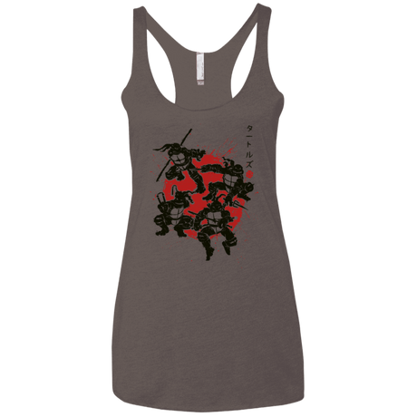 T-Shirts Macchiato / X-Small TMNT - Mutant Warriors Women's Triblend Racerback Tank