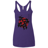 T-Shirts Purple Rush / X-Small TMNT - Mutant Warriors Women's Triblend Racerback Tank