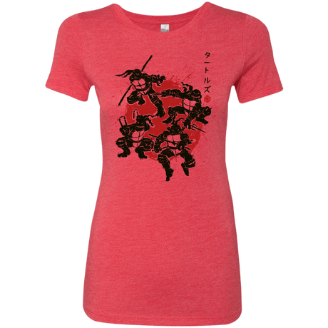 T-Shirts Vintage Red / S TMNT - Mutant Warriors Women's Triblend T-Shirt