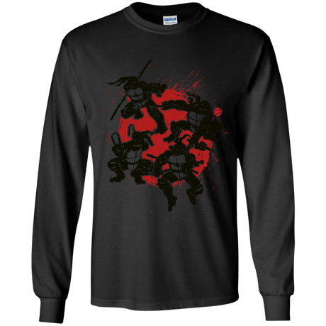 T-Shirts Black / YS TMNT - Mutant Warriors Youth Long Sleeve T-Shirt