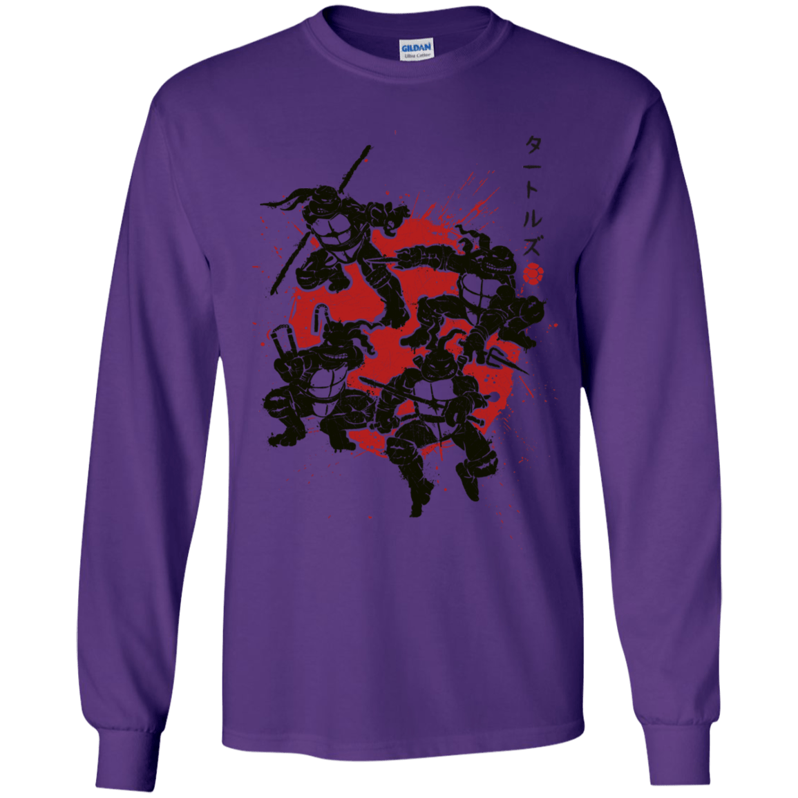 T-Shirts Purple / YS TMNT - Mutant Warriors Youth Long Sleeve T-Shirt