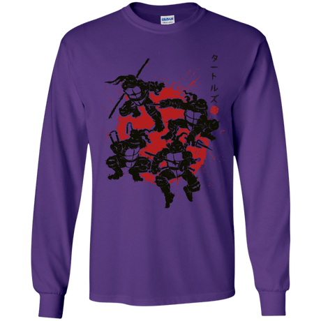 T-Shirts Purple / YS TMNT - Mutant Warriors Youth Long Sleeve T-Shirt