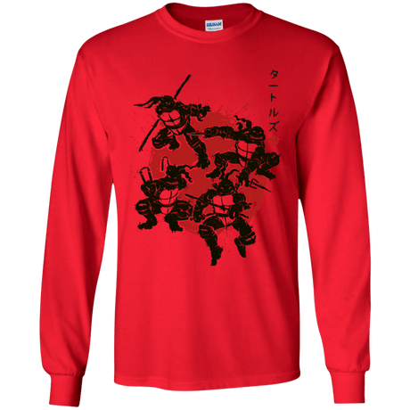 T-Shirts Red / YS TMNT - Mutant Warriors Youth Long Sleeve T-Shirt