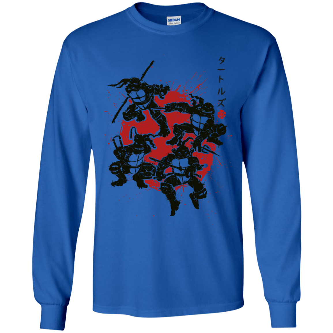 T-Shirts Royal / YS TMNT - Mutant Warriors Youth Long Sleeve T-Shirt