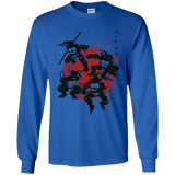 T-Shirts Royal / YS TMNT - Mutant Warriors Youth Long Sleeve T-Shirt