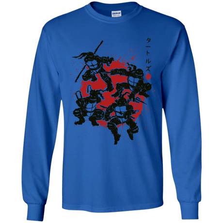 T-Shirts Royal / YS TMNT - Mutant Warriors Youth Long Sleeve T-Shirt