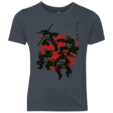 T-Shirts Vintage Navy / YXS TMNT - Mutant Warriors Youth Triblend T-Shirt