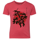 T-Shirts Vintage Red / YXS TMNT - Mutant Warriors Youth Triblend T-Shirt