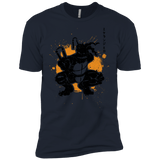 T-Shirts Midnight Navy / YXS TMNT - Nunchaku Warrior Boys Premium T-Shirt