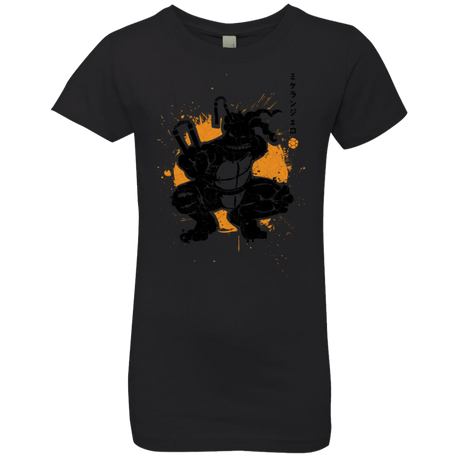 T-Shirts Black / YXS TMNT - Nunchaku Warrior Girls Premium T-Shirt