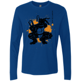 T-Shirts Royal / S TMNT - Nunchaku Warrior Men's Premium Long Sleeve