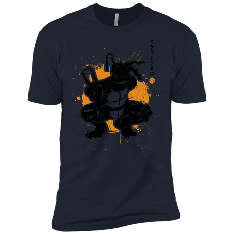T-Shirts Midnight Navy / X-Small TMNT - Nunchaku Warrior Men's Premium T-Shirt