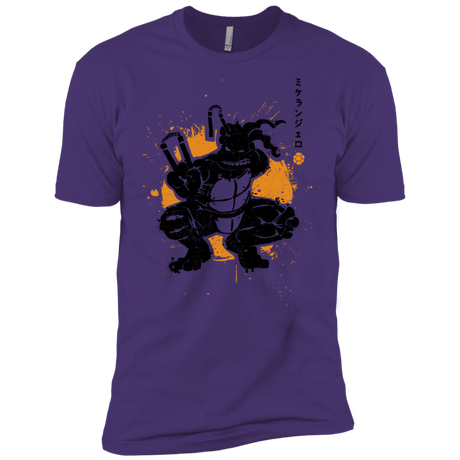 T-Shirts Purple Rush/ / X-Small TMNT - Nunchaku Warrior Men's Premium T-Shirt