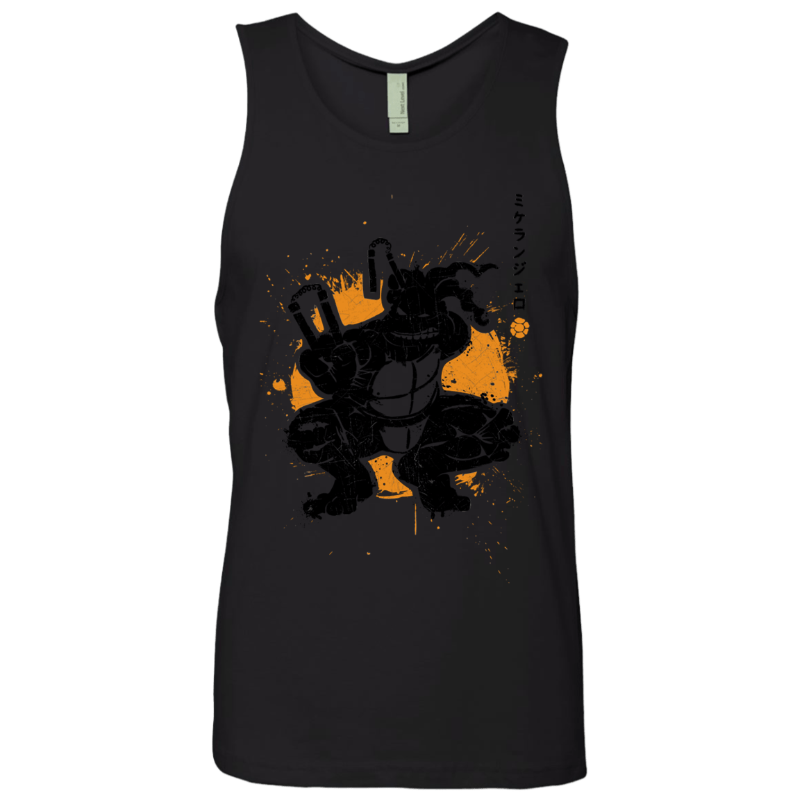 T-Shirts Black / S TMNT - Nunchaku Warrior Men's Premium Tank Top