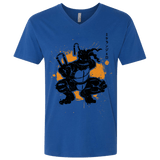 T-Shirts Royal / X-Small TMNT - Nunchaku Warrior Men's Premium V-Neck
