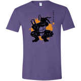 T-Shirts Heather Purple / S TMNT - Nunchaku Warrior Men's Semi-Fitted Softstyle