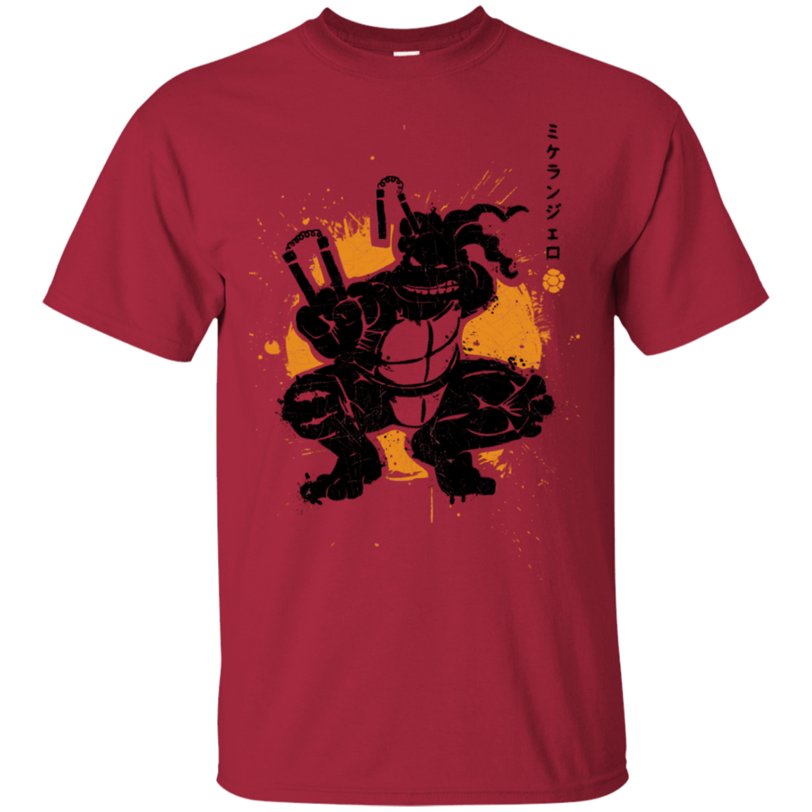 T-Shirts Cardinal / S TMNT - Nunchaku Warrior T-Shirt