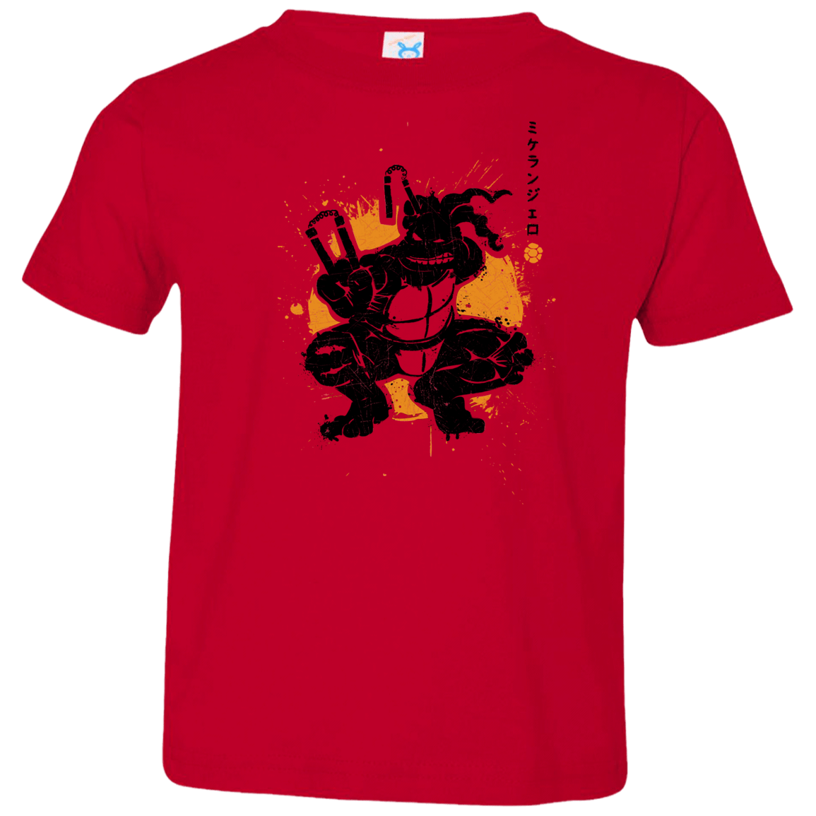 T-Shirts Red / 2T TMNT - Nunchaku Warrior Toddler Premium T-Shirt