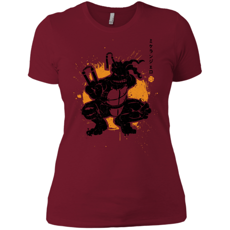 T-Shirts Scarlet / X-Small TMNT - Nunchaku Warrior Women's Premium T-Shirt