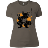 T-Shirts Warm Grey / X-Small TMNT - Nunchaku Warrior Women's Premium T-Shirt