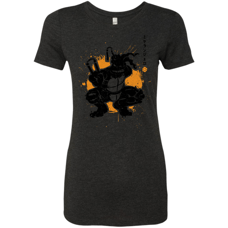 T-Shirts Vintage Black / S TMNT - Nunchaku Warrior Women's Triblend T-Shirt