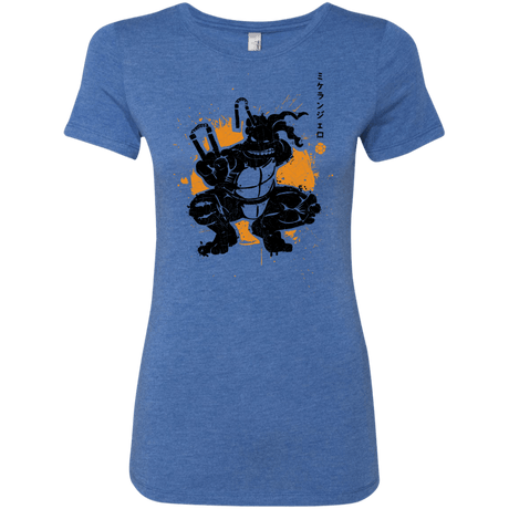 T-Shirts Vintage Royal / S TMNT - Nunchaku Warrior Women's Triblend T-Shirt