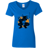 T-Shirts Royal / S TMNT - Nunchaku Warrior Women's V-Neck T-Shirt