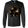 T-Shirts Black / YS TMNT - Nunchaku Warrior Youth Long Sleeve T-Shirt