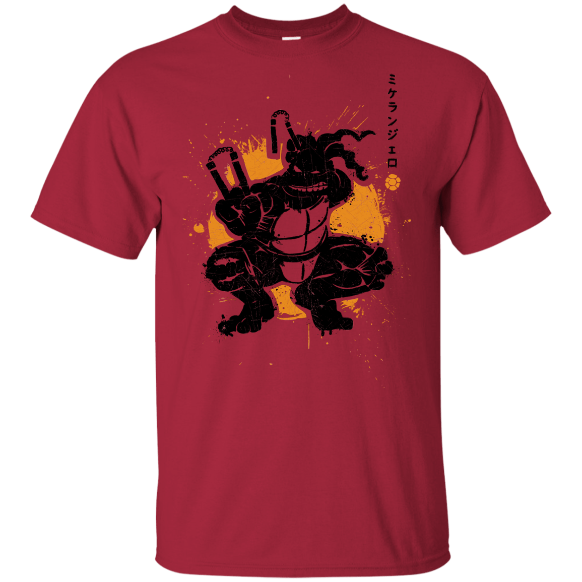 T-Shirts Cardinal / YXS TMNT - Nunchaku Warrior Youth T-Shirt