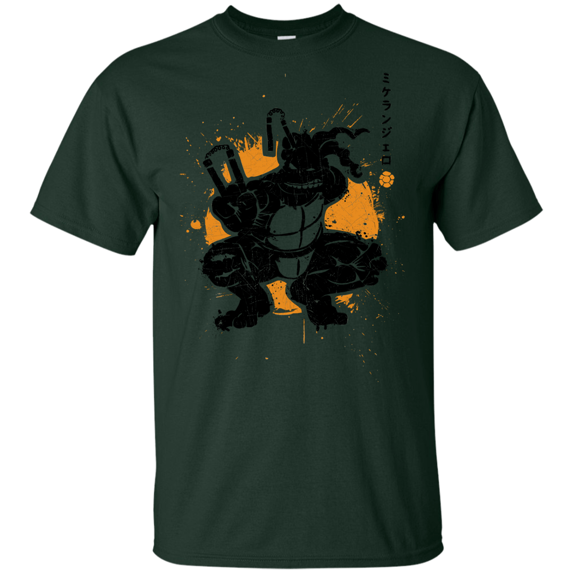 T-Shirts Forest / YXS TMNT - Nunchaku Warrior Youth T-Shirt