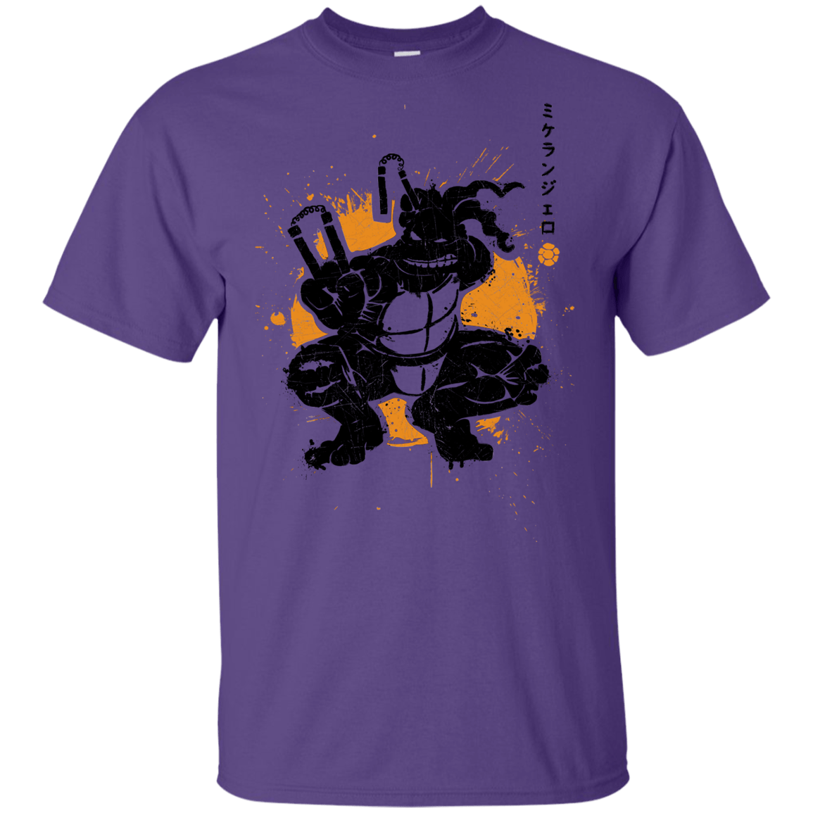 T-Shirts Purple / YXS TMNT - Nunchaku Warrior Youth T-Shirt