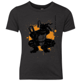 T-Shirts Vintage Black / YXS TMNT - Nunchaku Warrior Youth Triblend T-Shirt