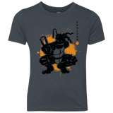 T-Shirts Vintage Navy / YXS TMNT - Nunchaku Warrior Youth Triblend T-Shirt