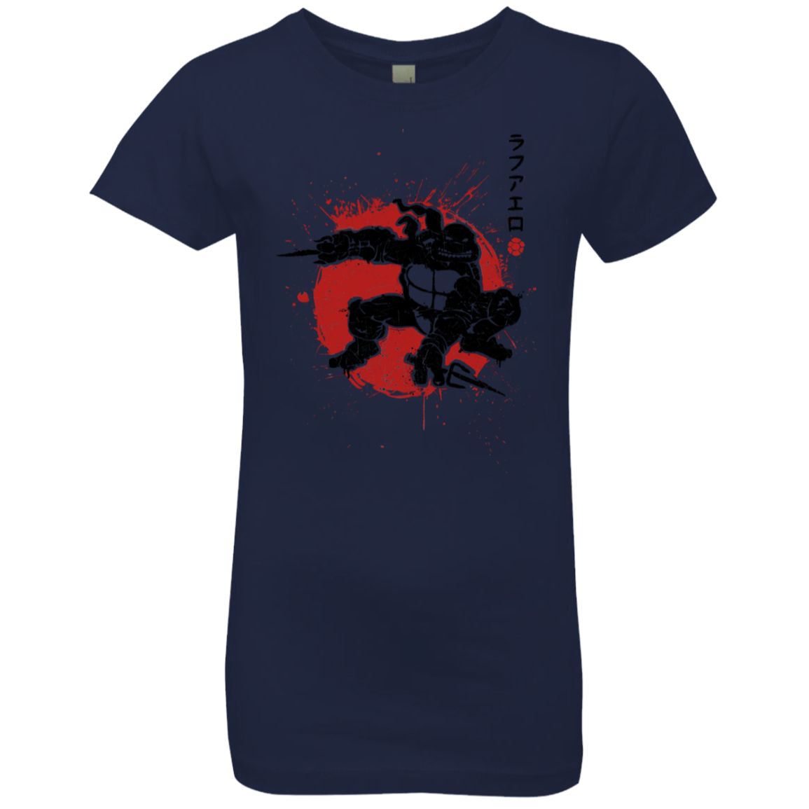 T-Shirts Midnight Navy / YXS TMNT - Sai Warrior Girls Premium T-Shirt