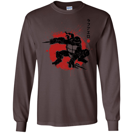 T-Shirts Dark Chocolate / S TMNT - Sai Warrior Men's Long Sleeve T-Shirt