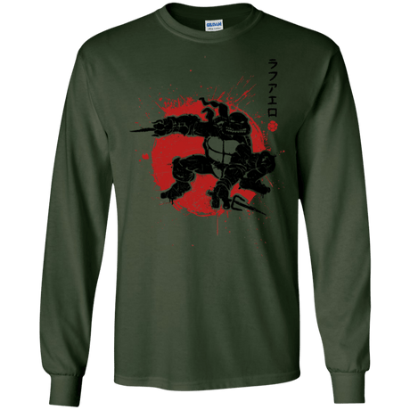 T-Shirts Forest Green / S TMNT - Sai Warrior Men's Long Sleeve T-Shirt