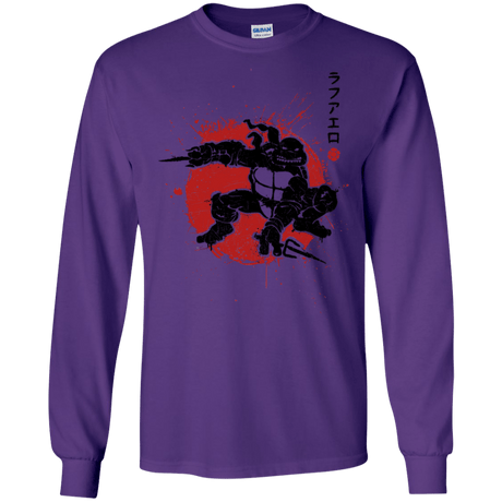 T-Shirts Purple / S TMNT - Sai Warrior Men's Long Sleeve T-Shirt