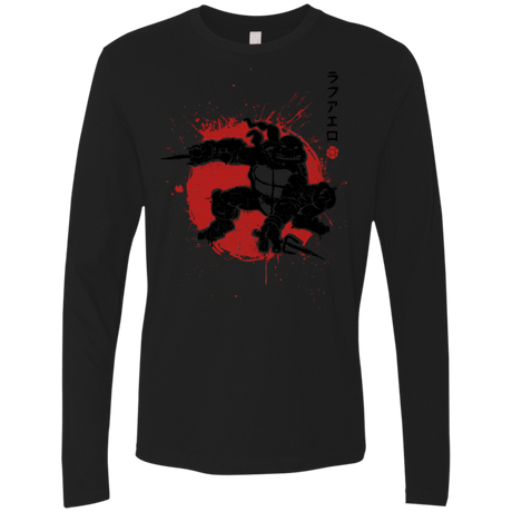 T-Shirts Black / S TMNT - Sai Warrior Men's Premium Long Sleeve