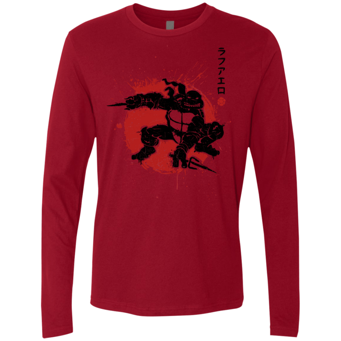 T-Shirts Cardinal / S TMNT - Sai Warrior Men's Premium Long Sleeve