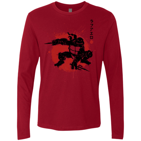 T-Shirts Cardinal / S TMNT - Sai Warrior Men's Premium Long Sleeve