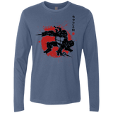 T-Shirts Indigo / S TMNT - Sai Warrior Men's Premium Long Sleeve