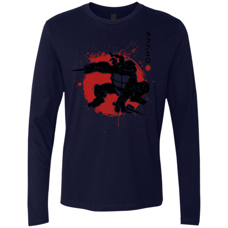 T-Shirts Midnight Navy / S TMNT - Sai Warrior Men's Premium Long Sleeve