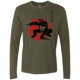 T-Shirts Military Green / S TMNT - Sai Warrior Men's Premium Long Sleeve