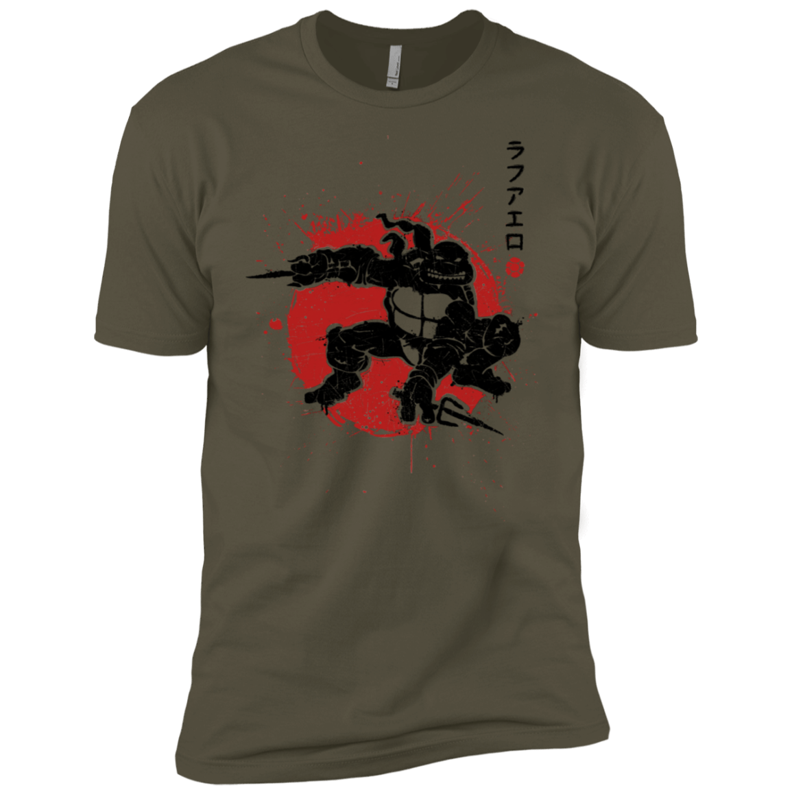 T-Shirts Military Green / X-Small TMNT - Sai Warrior Men's Premium T-Shirt