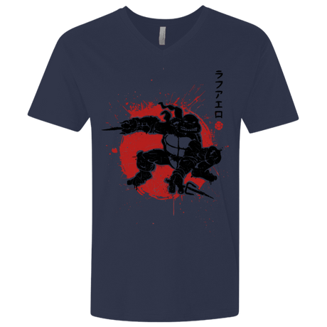 T-Shirts Midnight Navy / X-Small TMNT - Sai Warrior Men's Premium V-Neck