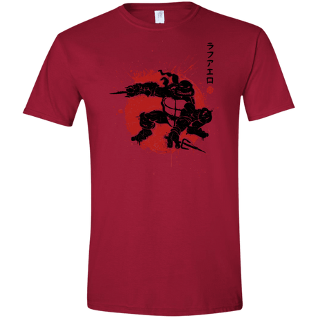 T-Shirts Cardinal Red / S TMNT - Sai Warrior Men's Semi-Fitted Softstyle